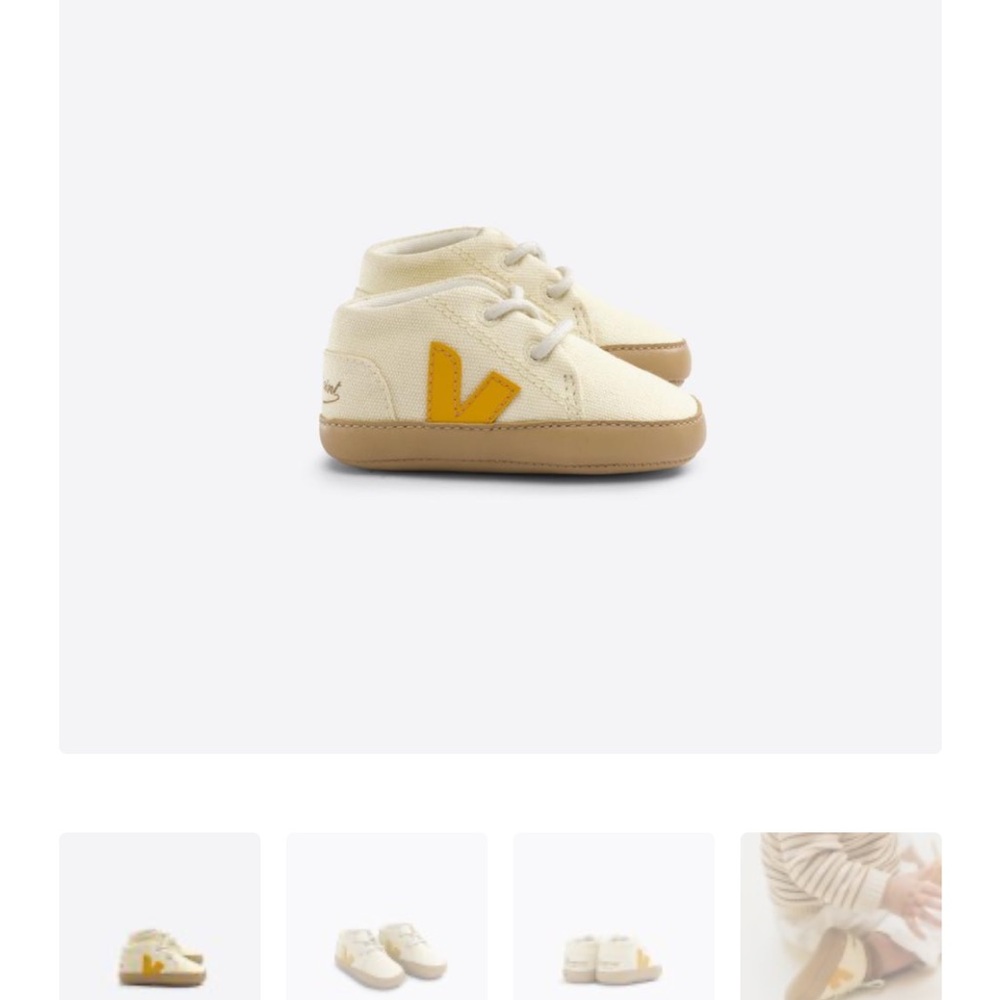 VEJA Baby | BABY CANVAS BONPOINT BUTTER

Size 2.5